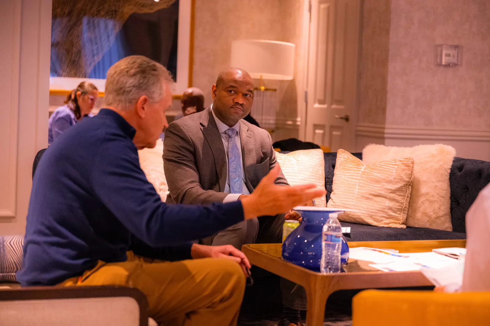 Dr Banda Khalifa in an executive advisory discussion